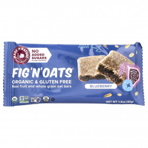 Made in Nature, Fig 'N' Oats®, голубика, 5 батончиков в индивидуальной упаковке, 40 г (1,4 унции) каждый в Москве - eco-herb.ru | изображение Made in Nature, Fig 'N' Oats®, голубика, 5 батончиков в индивидуальной упаковке, 40 г (1,4 унции) каждый в Москве - eco-herb.ru | фото