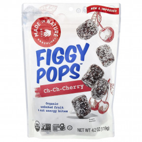 Made in Nature, Figgy Pops™, вишня, 119 г (4,2 унции) - описание | фото