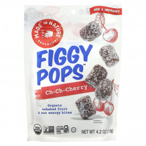 Made in Nature, Figgy Pops, вишня, 119 г (4,2 унции) - описание | фото