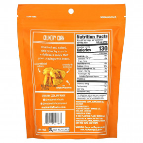 Made With, веганская хрустящая кукуруза, обжаренная и соленая, 170 г (6 унций) (Товар снят с продажи) в Москве - eco-herb.ru | фото