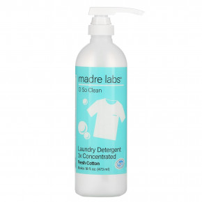 Madre Labs, средство для стирки тройной концентрации, свежесть хлопка, 1 пакетик и флакон многоразового использования, 118 мл (4 жидк. унции) (Товар снят с продажи) в Москве - eco-herb.ru | фото
