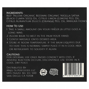 Maju Superfoods, бальзам с медом, утренний цитрус, 59,15 мл (2 жидк. унции) в Москве - eco-herb.ru | фото