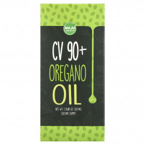 Maju Superfoods, CV 90+ масло орегано, 30 мг, 30 мл (1 жидк. Унция) - описание | фото