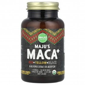 Maju Superfoods, Maju's Maca +, 120 капсул - описание | фото