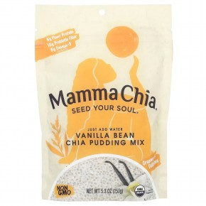 Mamma Chia, Chia Pudding Mix, Vanilla Bean, 5.3 oz (150 g) в Москве - eco-herb.ru | фото