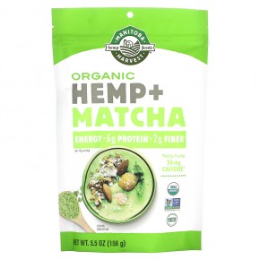 Manitoba Harvest, Organic Hemp + Matcha, 5.5 oz (156 g) в Москве - eco-herb.ru | фото