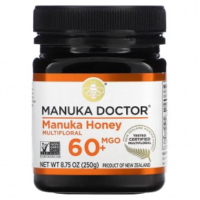 Manuka Doctor, мед манука из разнотравья, MGO 60+, 250 г (8,75 унции) - описание