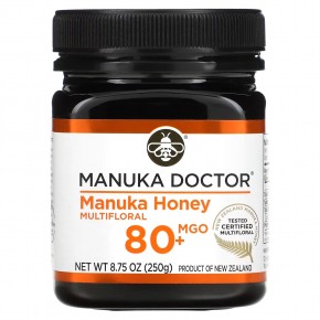 Manuka Doctor, мед манука из разнотравья, MGO 80+, 250 г (8,75 унции) - описание