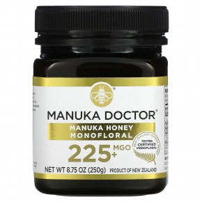 Manuka Doctor, монофлерный мед манука, MGO 225+, 250 г (8,75 унции) в Москве - eco-herb.ru | фото
