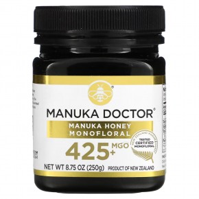 Manuka Doctor, Монофлорный мед манука, MGO 425+, 250 г (8,75 унции) - описание