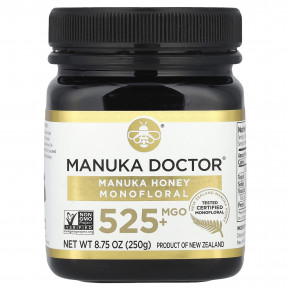 Manuka Doctor, монофлорный мед манука, MGO 525+, 250 г (8,75 унции) - описание