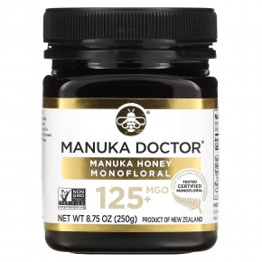 Manuka Doctor, монофлорный мед манука, MGO 125+, 250 г (8,75 унции) - описание