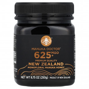 Manuka Doctor, монофлорный мед манука, MGO 625+, 250 г (8,75 унции) - описание