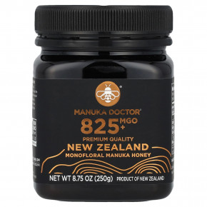 Manuka Doctor, монофлорный мед манука, MGO 825+, 250 г (8,75 унции) - описание