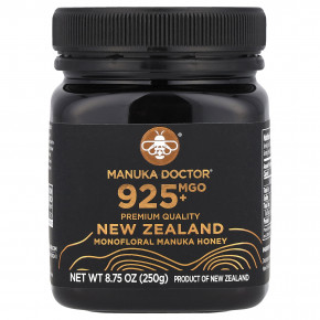 Manuka Doctor, монофлорный мед манука, MGO 925+, 250 г (8,75 унции) - описание