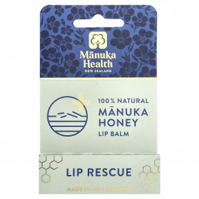 Manuka Health, 100% натуральный бальзам для губ с медом манука, 4,5 г (0,16 унции) в Москве - eco-herb.ru | изображение Manuka Health, 100% натуральный бальзам для губ с медом манука, 4,5 г (0,16 унции) в Москве - eco-herb.ru | фото