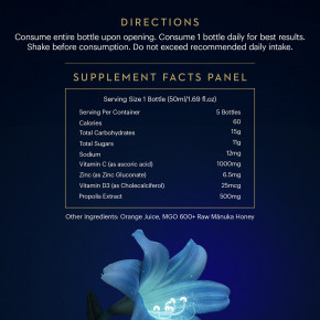 Manuka Health, Immunity Elixir Shot, 5 флаконов по 50 мл (1,69 жидк. унции) в Москве - eco-herb.ru | изображение Manuka Health, Immunity Elixir Shot, 5 флаконов по 50 мл (1,69 жидк. унции) в Москве - eco-herb.ru | фото