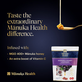 Manuka Health, Леденцы с медом Manuka, натуральная черная смородина, MGO 400+, 58 леденцов в Москве - eco-herb.ru | изображение Manuka Health, Леденцы с медом Manuka, натуральная черная смородина, MGO 400+, 58 леденцов в Москве - eco-herb.ru | фото