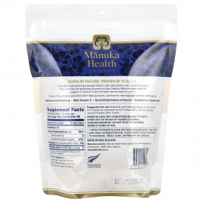Manuka Health, Леденцы с медом Manuka, натуральный лимон, MGO 400+, 58 леденцов в Москве - eco-herb.ru | фото