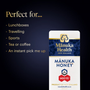 Manuka Health, Manuka Honey On-The-Go, UMF 6+, MGO 115+, 12 пакетиков по 5 г (0,176 унции) в Москве - eco-herb.ru | изображение Manuka Health, Manuka Honey On-The-Go, UMF 6+, MGO 115+, 12 пакетиков по 5 г (0,176 унции) в Москве - eco-herb.ru | фото
