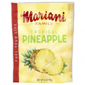 Mariani Dried Fruit, Тропический ананас, 170 г (6 унций) - описание