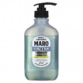 Maro, Шампунь для увеличения объема 3D, охлаждающий, 400 мл (13,5 жидк. унц.) - описание | фото