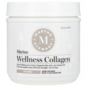 Martha Stewart Wellness, морской коллаген, без добавок, 405 г (14,19 унции) - описание