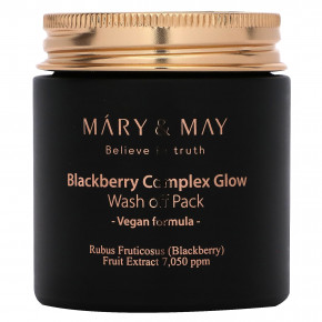 Mary & May, Blackberry Complex Glow, смываемая маска, 125 г (4,4 унции) в Москве - eco-herb.ru | фото