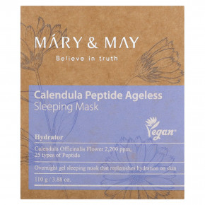 Mary & May, Calendula Peptide Ageless, маска для сна, 110 г (3,88 унции) в Москве - eco-herb.ru | фото