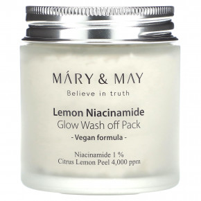 Mary & May, Lemon Niacinamide Glow, смываемая маска, 125 г (4,4 унции) в Москве - eco-herb.ru | фото