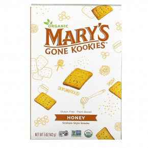 Mary's Gone Crackers, Organic Graham Style, снеки, со вкусом меда, 142 г (5 унций) - описание