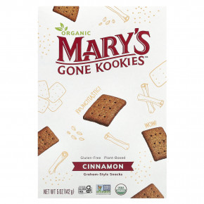 Mary's Gone Crackers, органические снеки, корица, 142 г (5 унций) - описание