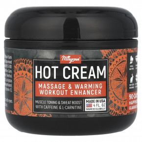 MaryAnn Organics, Hot-Cream, средство для массажа и согревающих тренировок, 4 жидк. унц. в Москве - eco-herb.ru | фото