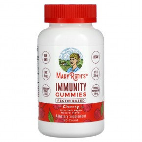 MaryRuth's, Жевательные таблетки для иммунитета, вишня, 90 жевательных таблеток - описание