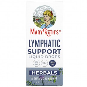 MaryRuth's, Herbals, жидкие капли для поддержки лимфатической системы, без спирта, 30 мл (1 жидк. Унция) в Москве - eco-herb.ru | фото
