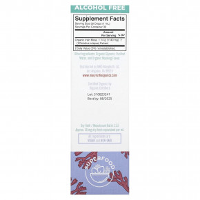 MaryRuth's, жидкий экстракт органического морского мха, без спирта, 1140 мг, 30 мл в Москве - eco-herb.ru | фото