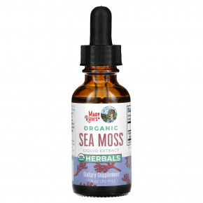 MaryRuth's, жидкий экстракт органического морского мха, без спирта, 1140 мг, 30 мл в Москве - eco-herb.ru | фото