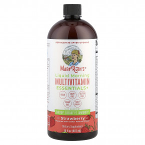 MaryRuth's, Liquid Morning Multivitamin Essentials +, со вкусом клубники, 887 мл (30 жидк. Унций) в Москве - eco-herb.ru | фото