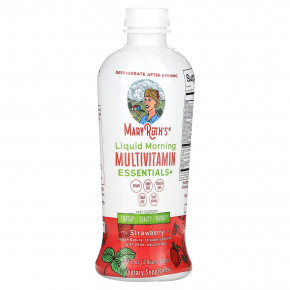 MaryRuth's, Liquid Morning Multivitamin Essentials, утренняя добавка с мультивитаминами, клубника, 946 мл (32 жидк. унции) - описание