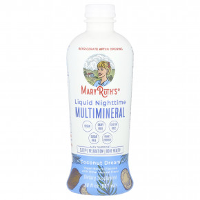 MaryRuth's, Liquid Nighttime Multimineral, Coconut Dream, 946 мл (32 жидк. унц.) в Москве - eco-herb.ru | фото