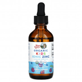 MaryRuth's, органический ионный цинк в жидкой форме, для детей, для детей 4–13 лет, с ягодным вкусом, 60 мл (2 жидк. унции) в Москве - eco-herb.ru | фото