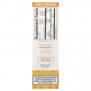 MaryRuth's, органический витамин D3 в форме капель для младенцев и малышей, от 6 месяцев, без ароматизаторов, 15 мл (0,5 жидк. унции) в Москве - eco-herb.ru | фото