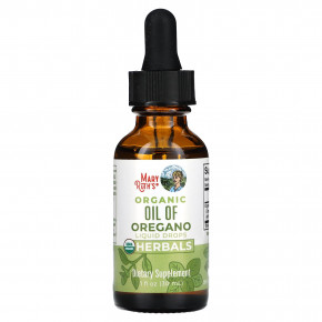 MaryRuth's, органическое масло или орегано, капли, 30 мл (1 жидк. унция) в Москве - eco-herb.ru | фото
