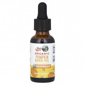 MaryRuth's, Органическое масло семян тыквы, жидкие капли, без спирта, 459 мг, 30 мл (1 жидк. Унция) в Москве - eco-herb.ru | фото