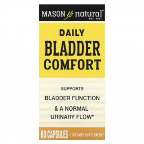 Mason Natural, Daily Bladder Comfort, 60 капсул - описание | фото