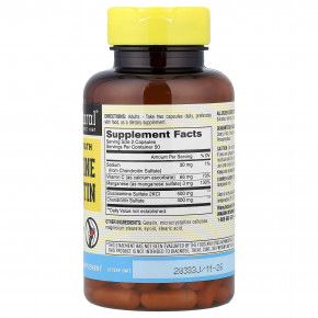 Mason Natural, глюкозамин и хондроитин, 100 капсул в Москве - eco-herb.ru | фото