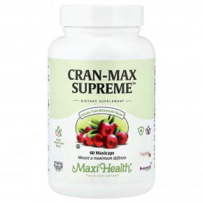 Maxi Health, Cran-Max Supreme™, 60 капсул Maxcaps в Москве - eco-herb.ru | фото