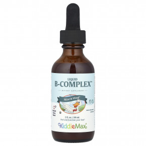 Maxi Health, KiddieMax® Liquid B-Complex ™, натуральные ягоды, 59 мл (2 жидк. Унции) в Москве - eco-herb.ru | фото