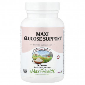Maxi Health, Maxi Glucose Support™, 90 капсул - описание | фото