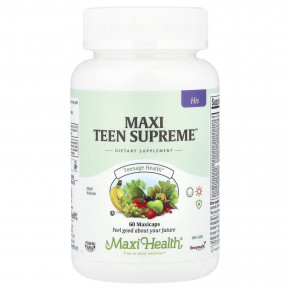 Maxi Health, Maxi Teen Supreme ™, для детей, 60 капсул - описание